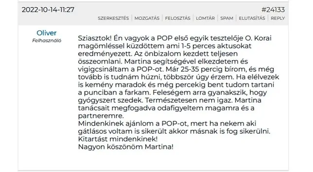 Mondjon búcsút a potencia problémáknak-velemeny-potencia