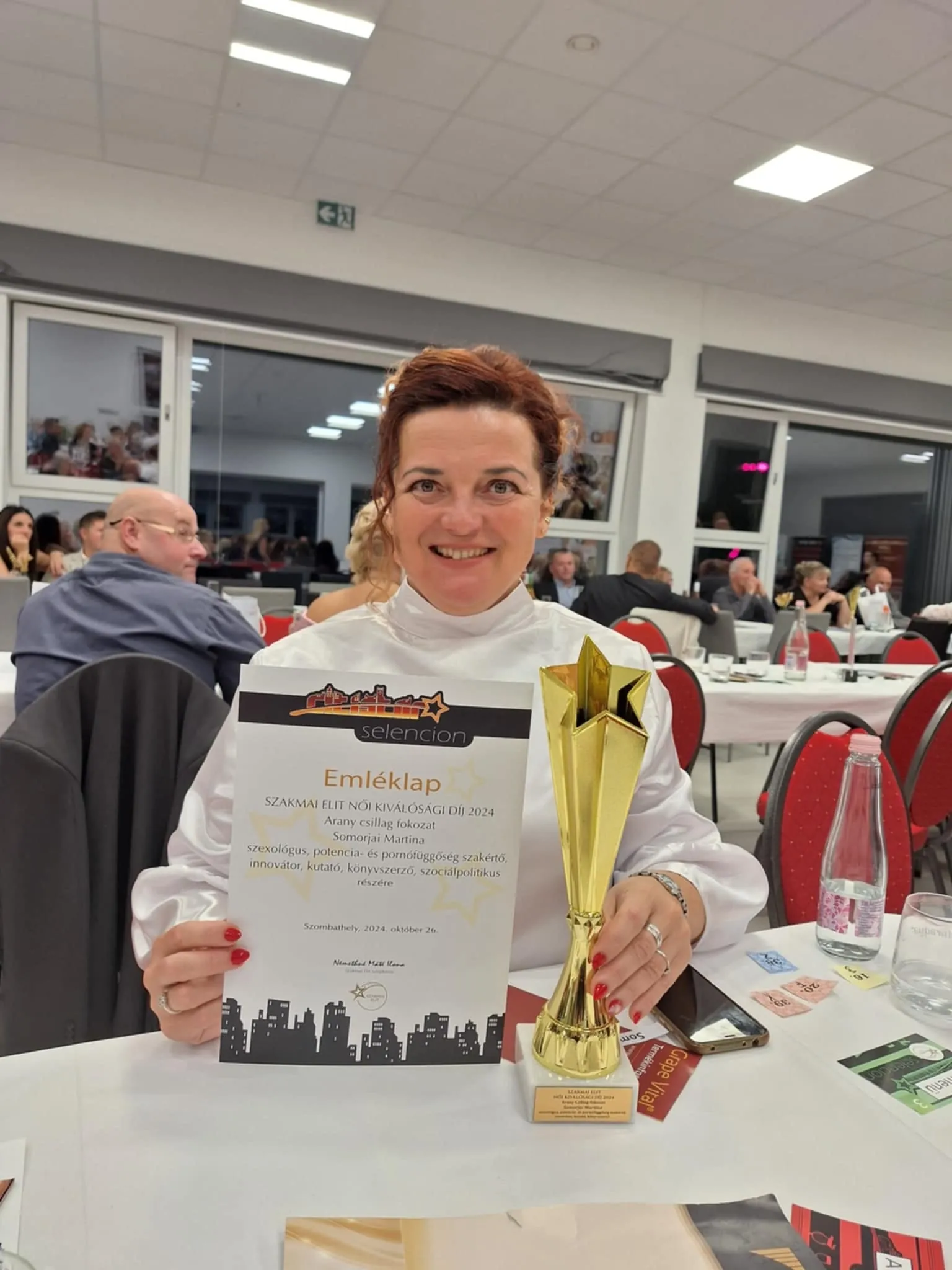 Somorjai Martina Szexológus Szakmai Kiválóság Díjban Részesül